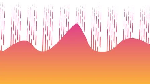 Vector abstract of grunge background. gradient color wave. illustration of de Stock Illustration