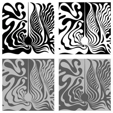 Vector abstract grunge elements art illustrations Stockillustratie
