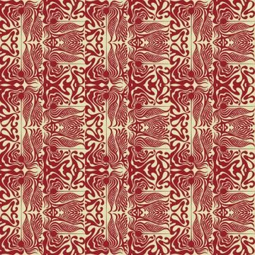 Vector abstract grunge elements seamless pattern Stock Illustration