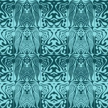 Vector abstract grunge elements seamless pattern Stock Illustration