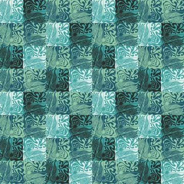 Vector abstract grunge elements seamless pattern Stockillustratie