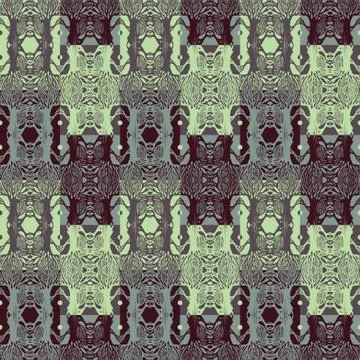 Vector abstract grunge elements Seamless pattern Stock Illustration