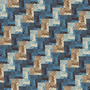 Vector abstract grunge elements Seamless pattern 스톡 일러스트