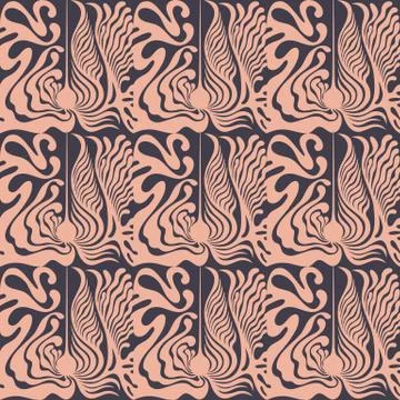 Vector abstract grunge elements seamless pattern イラスト素材