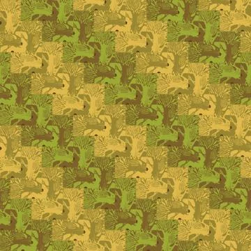 Vector abstract grunge elements Seamless pattern Stockillustratie