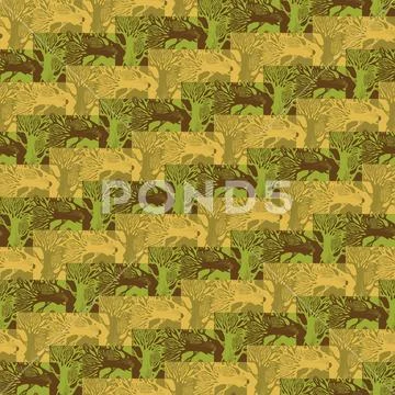 Vector abstract grunge elements Seamless pattern Иллюстрация