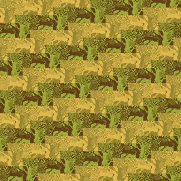 Vector abstract grunge elements Seamless pattern Illustrazione stock