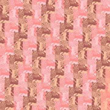 Vector abstract grunge elements Seamless pattern Stock Illustration