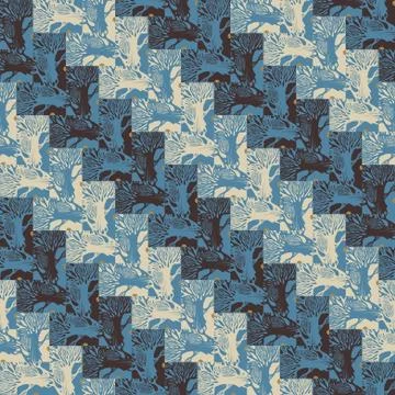 Vector abstract grunge elements Seamless pattern Stock Illustration