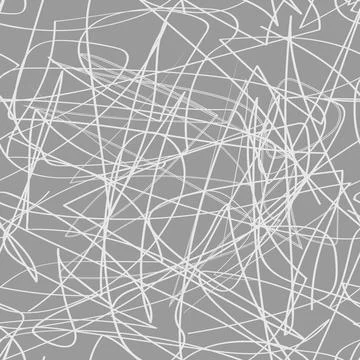 Vector abstract grunge white lines seamless pattern Illustrazione stock