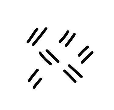 Vector abstract hand drawn cute texture cartoony expression sign doodle line Illustrazione stock