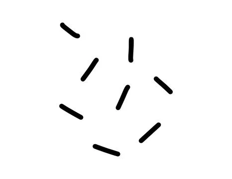 Vector abstract hand drawn texture cute cartoony expression sign doodle line Stock Illustration