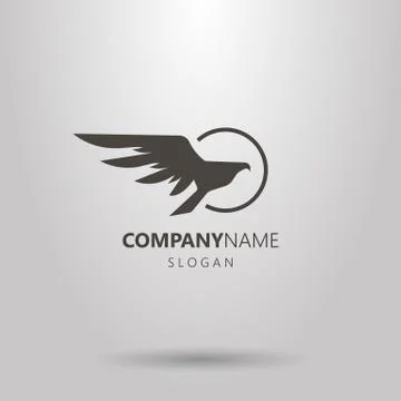 Vector abstract hawk logo Stock Illustration