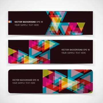 Vector Abstract Header Background. EPS10 Stock Illustration