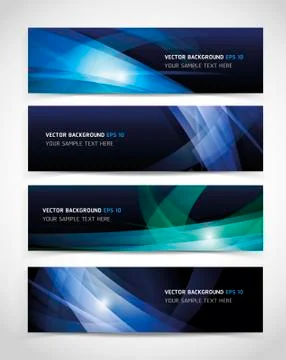 Vector Abstract Header Background. Stock Illustration