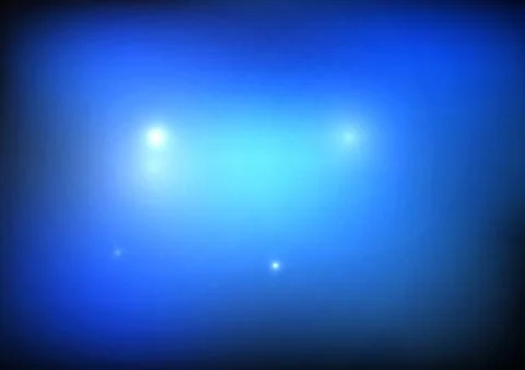 Vector : Abstract hexagons on blue background Stock Illustration