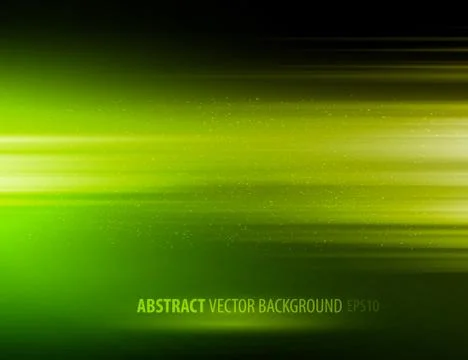 Vector abstract horizontal energy design against dark background Stock Illustration