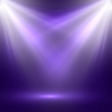 Vector abstract illustration of bright stage light rays Stock Illustration