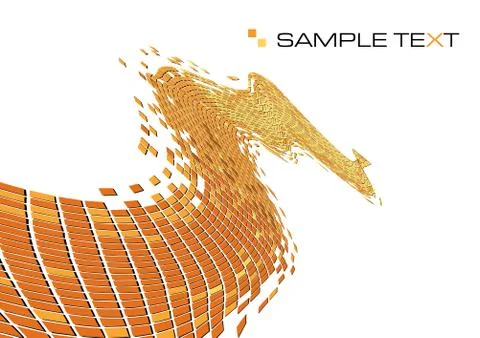 Vector abstract illustration of squared mosaic tiles background with copy space Stock Illustration