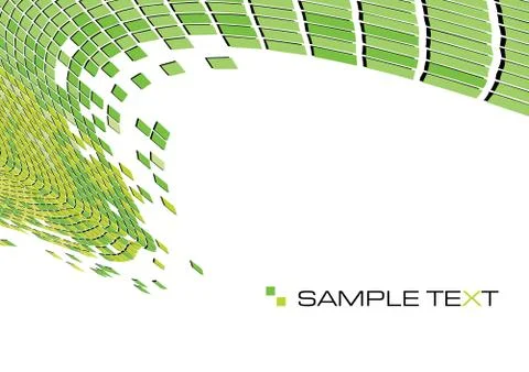 Vector abstract illustration of squared mosaic tiles background with copy space Illustrazione stock