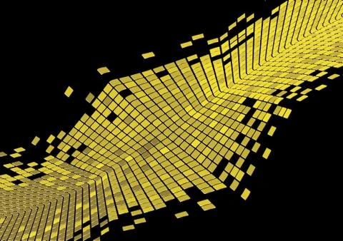 Vector abstract illustration of squared mosaic tiles background with copy space Stock Illustration