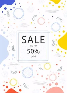 Vector abstract illustration of the template. Stock Illustration