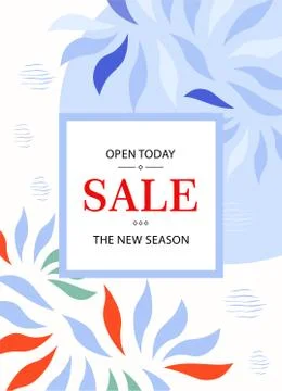 Vector abstract illustration of the template. Stock Illustration