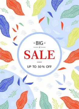 Vector abstract illustration of the template. Stock Illustration