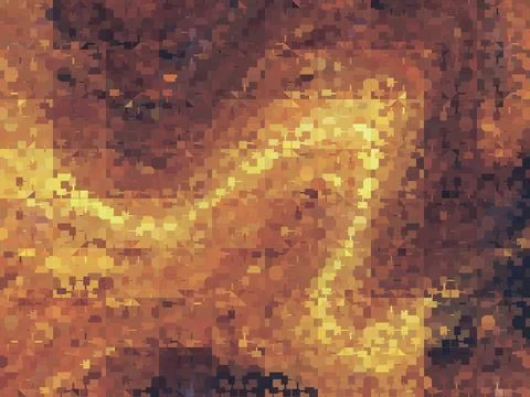 Vector abstract image of a river of fire Illustrazione stock