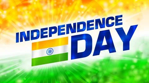 Vector abstract Indian Independence Day background. EPS 10 Indian Independ... Stock Photos