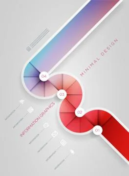 Vector abstract infographic design Stock Illustration