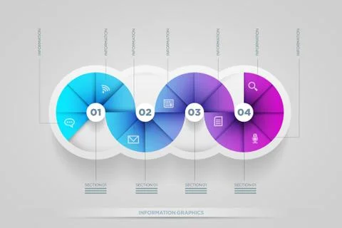 Vector abstract infographic design template Illustrazione stock
