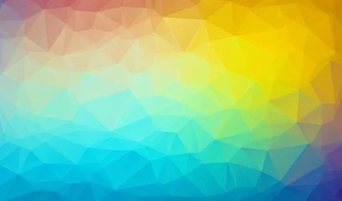 Vector abstract irregular polygon background with a triangular pattern in col イラスト素材