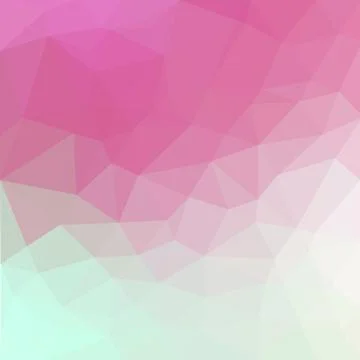 Vector abstract irregular polygonal background - triangle low poly pattern - Stock Illustration