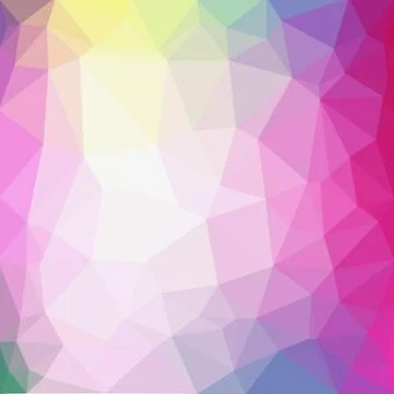 Vector abstract irregular polygonal background - triangle low poly pattern - Illustrazione stock