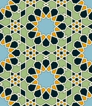 Vector abstract islamic background. Stock Illustration
