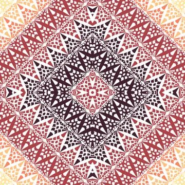 Vector abstract lace hand drawn seamless pattern 스톡 일러스트