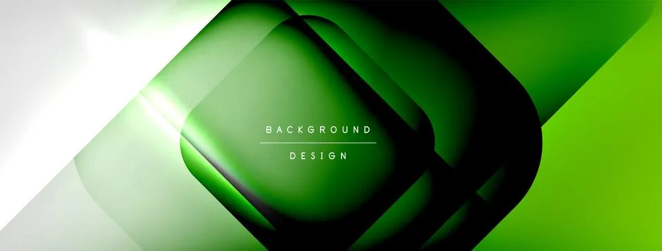 Vector abstract line background with glowing effects and shadows. Vector Illustrazione stock