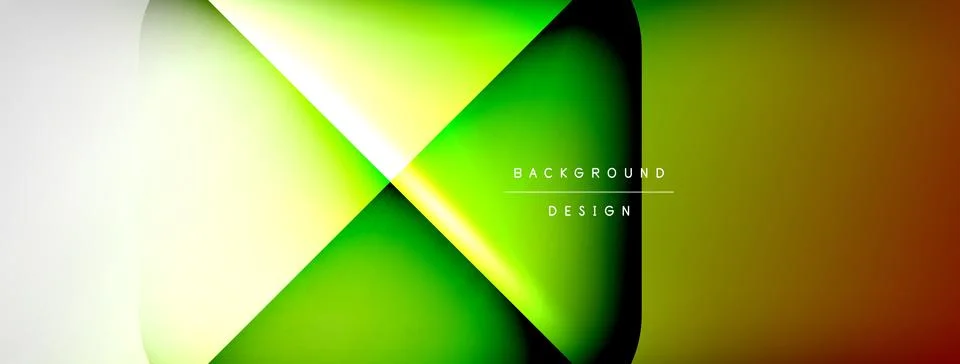 Vector abstract line background with glowing effects and shadows. Vector Stock Illustration