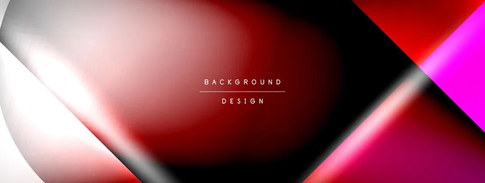 Vector abstract line background with glowing effects and shadows. Vector Stock Illustration