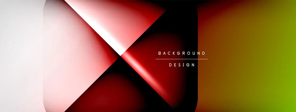 Vector abstract line background with glowing effects and shadows. Vector Stock Illustration