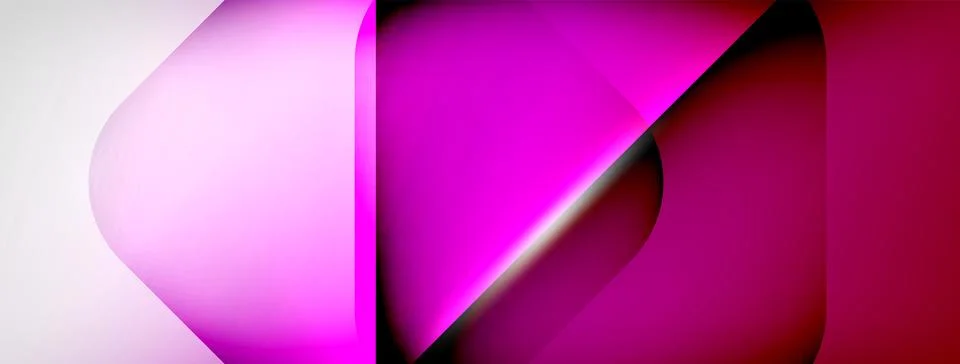Vector abstract line background with glowing effects and shadows. Vector Stock Illustration