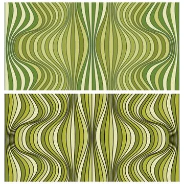 Vector abstract line patterns set. Stock Illustration