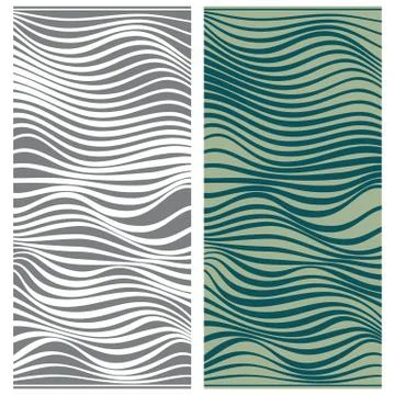 Vector abstract line patterns set. Stock Illustration