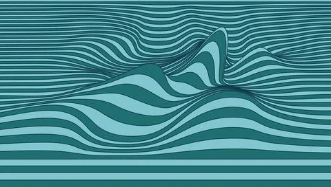 Vector abstract lines illustration. 스톡 일러스트