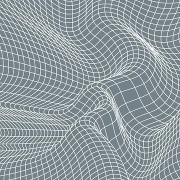 Vector abstract lines pattern. Waves background Stock Illustration