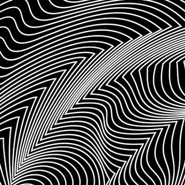 Vector abstract lines pattern. Waves background Illustrazione stock