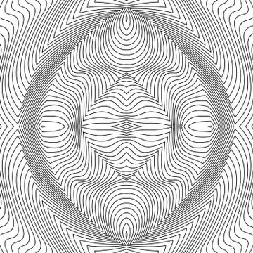 Vector abstract lines pattern. Waves background Stock Illustration