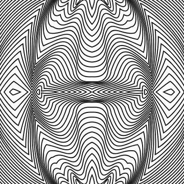 Vector abstract lines pattern. Waves background Stock Illustration