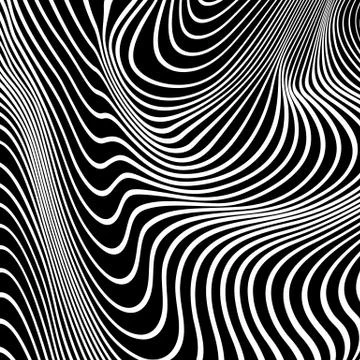 Vector abstract lines pattern. Waves background イラスト素材